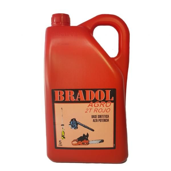 BRADOL AGRO 2T ROJO, 5L